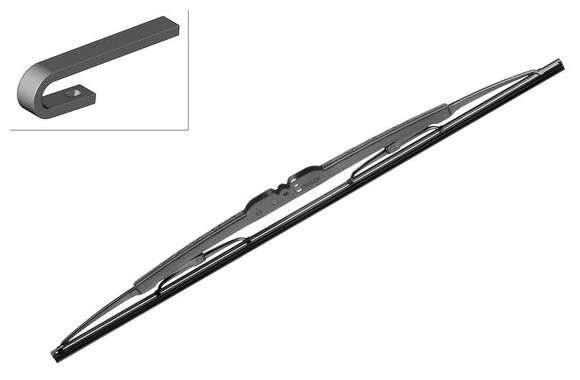 Щетка стеклоочистителя задняя Rear 425 мм H426 (Крючок 9x3) BOSCH 3397015046